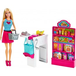 Barbie Malibu Avenue à l'épicerie avec Set de Jeu de poupée - BMKJ4SWSK