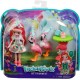 Enchantimals Coffret Anniversaire Mini-poupée Fanci Flamant et Figurines Animales Swash et Kiba avec table et accessoires jouet enfant FCG79 - BJNB6LJUM