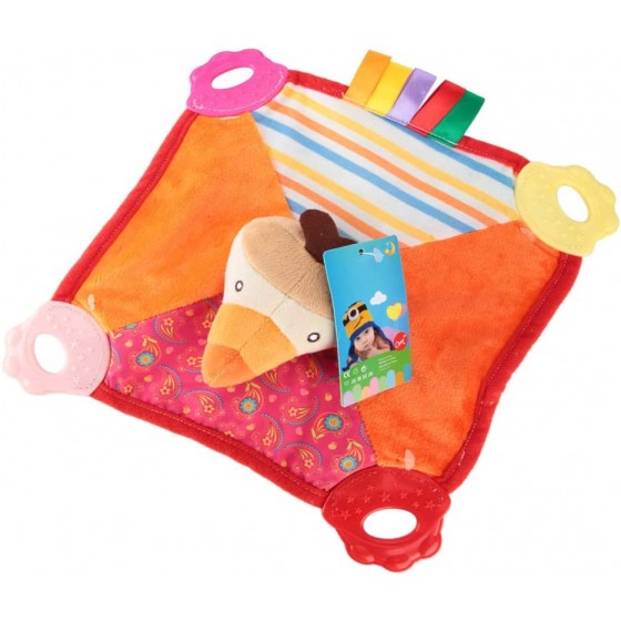 Couverture de sécurité pour étiquettes de bébé serviette apaisante de couleur vive pour bébé confortable pour promouvoir le bonheur pour une nuit de sommeil sûreForme d'oiseau - B4E1MPGRU