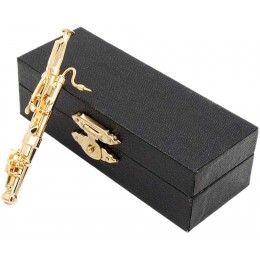 Odoria 1 12 Miniature Basson avec étui Instruments de Musique de Maison de Poupée - B3AAMVJUY