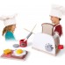 To-up en bois pop-up jeu jeu d'enfants Interactive Early Learning Toaster pour cadeau cuisine en bois ensemble pour les enfants - B6BW7BFGX