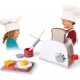 To-up en bois pop-up jeu jeu d'enfants Interactive Early Learning Toaster pour cadeau cuisine en bois ensemble pour les enfants - B6BW7BFGX