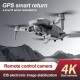 Color Yun K80Air2s 4k 3000mAh sans Brosse GPS UAV Drone Durable Super Longue Endurance Gris Clair 1 * Batterie - BBHBJGOHS