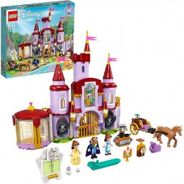 LEGO 43196 Disney Le château de la Belle et la Bête Jouet du Film Disney avec Mini Figurines - BQ6Q1BODX