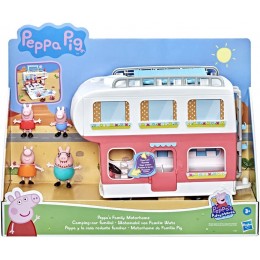 Peppa Pig Peppa’s Adventures Camping-car familial jouet préscolaire avec sons et musique dès 3 ans - BDQMQDWSA