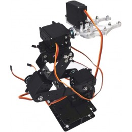 perfk Bras de Robot Mécanique 6DOF Kit de Bricolage Assemblé Robot Industriel ABB Poignée Robot Arduino Apprentissage - B8WW3WUTN