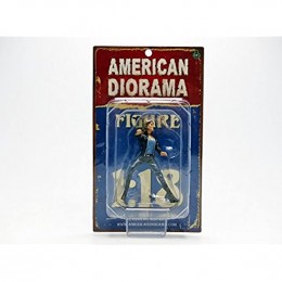 American Diorama- Miniature Voiture de Collection 23868 Noir Bleu - BKBA6NMZB