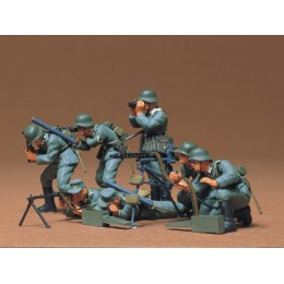 Tamiya 300035038–1 : 35 WWII Coffret de Figurines Allemande MG Troupes 7 - B8AQ2DNTB
