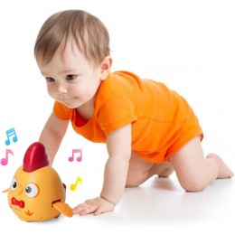 nicknack Jouets musicaux pour bébé tout-petit danse rampant marche jouet de poulet pour garçons filles 18 mois + - BA8W6EZAZ