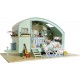 CUTEROOM Kit Bricolage en Bois Maison de poupées Artisanales-Caravane Model Time Travel Model & Furniture - B3K44CPHC