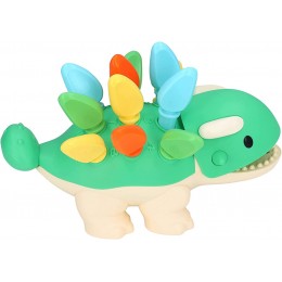 Jouet de reconnaissance des couleurs de dinosaure jouet de moteur fin en plastique. Agréable pour la maison - BED6EOBCR