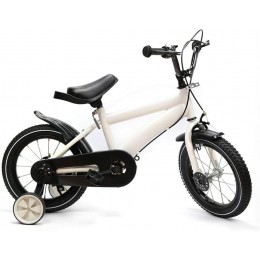 Vélo pour enfant 14 pouces Avec roue auxiliaire Frein à rétropédalage Roues stabilisatrices Unisexe - BQ53KKSFY
