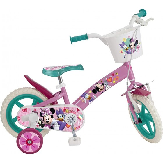 Toimsa Vélo pour Enfant sous Licence Minnie Mouse 12 Pouce de 3 à 5 Ans 609 EN71 - B7352GSHA