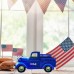 Umifica Décorations de Voiture du 4 Juillet Pièce maîtresse de décor de Voiture de Table du 4 Juillet Décor de fête d'ornement de Maison de véhicule à thème américain Bleu - B53WBVZRL