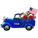 Umifica Décorations de Voiture du 4 Juillet Pièce maîtresse de décor de Voiture de Table du 4 Juillet Décor de fête d'ornement de Maison de véhicule à thème américain Bleu - B53WBVZRL