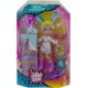 Cave Club coffret Pyjama Party Préhistorique avec poupée Tella aux cheveux bleus figurine bébé canidé Hunch et accessoires jouet pour enfant GTH06 - BEDNEDQAB