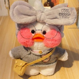 IYSHOUGONG 1 jouet en peluche en forme de canard de 30,5 cm avec chapeau mignon et costume Cadeau idéal pour enfants et filles - BKA9JYGJQ