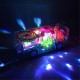 YAHOM Jouets à Engrenages Transparents Voitures Lumineuses Jouet de Bus mécanique à Piles avec Engrenages Mobiles colorés Visibles Effets de lumière Brillants Joue de la Musique Charmante - BN432GILI